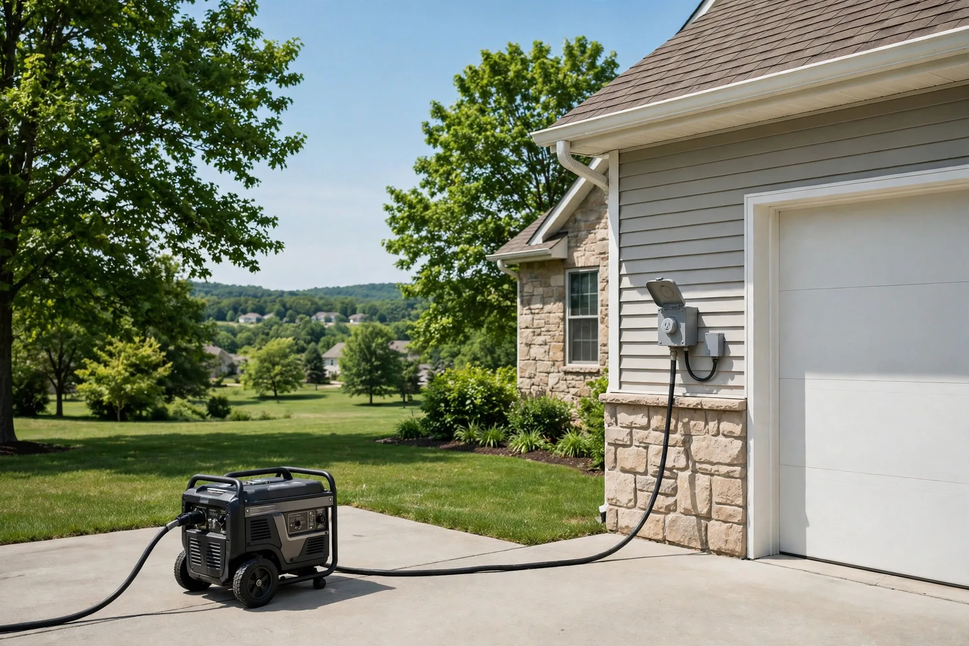Portable Generator Transfer Switch Installation — Portable Generator Transfer Switch Installation in Yorktown by Bowie Generator Company